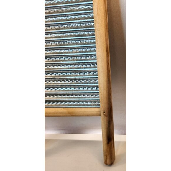 Vintage DUBL HANDI Washboard Co Columbus Ohio With Dual Cleaning Surfaces 18 X 8 - Picture 4 of 10